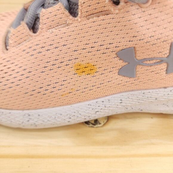 Under Armour Charged Pursuit Girls Shoes Sz 7Y Pink Sneakers Athletic Running - Picture 10 of 10